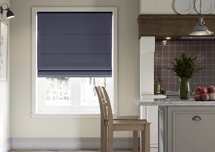 Medina, Navy - Roman Blind - Image 3
